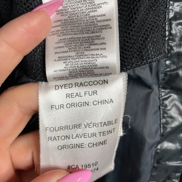 Lole Katie L Edition Long Coat Real Fur Parka - Picture 16 of 16